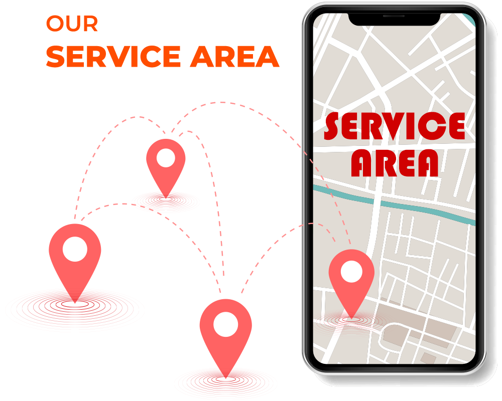 Our Service Area Map